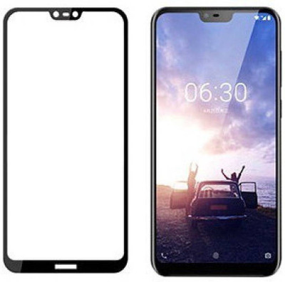 Express Buy Edge To Edge Tempered Glass for Nokia 6.1 Plus(Pack of 1)