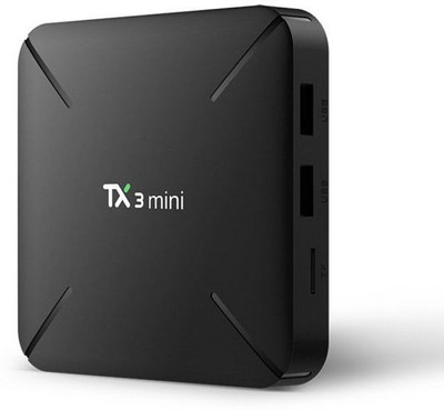 

Profitech Communication TX3 Mini-H Android 7.1 Amlogic S905W TV Box 2GB RAM 16GB ROM Quad Core XBMC Kodi Pre-installed WiFi 4K 1080P 64bit Internet TV Box Media Streaming Device(Black)