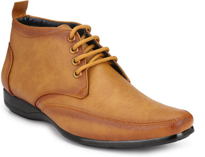 

Real Blue Lace Up For Men(Tan
