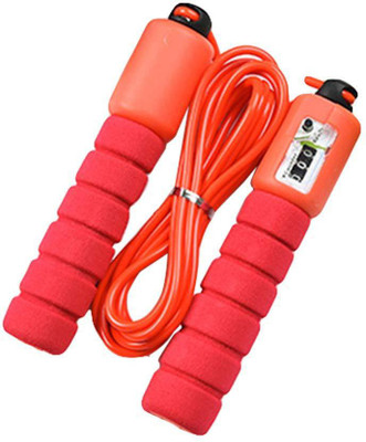 

QUINERGYS ™ Aerobic Exercise Electronic Counting Jump Skipping Rope Speed Skipping Rope(Red, Length: 320 cm), Multicolor-94