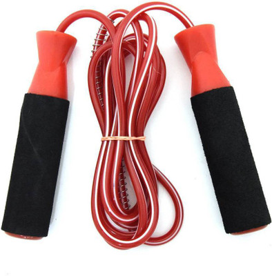 

roxon rope-08 Freestyle Skipping Rope(Red, Length: 305 cm), Red/black