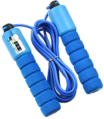 

QUINERGYS ® Aerobic Exercise Electronic Counting Jump Skipping Rope Freestyle Skipping Rope(Blue, Length: 320 cm), Multicolor-91