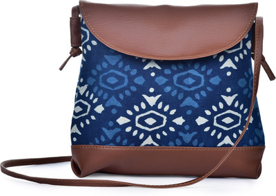 

MAAND Women Casual Multicolor Leatherette, PU, Cotton Sling Bag