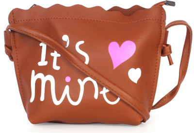 

b4bags Women Casual Brown Leatherette Sling Bag