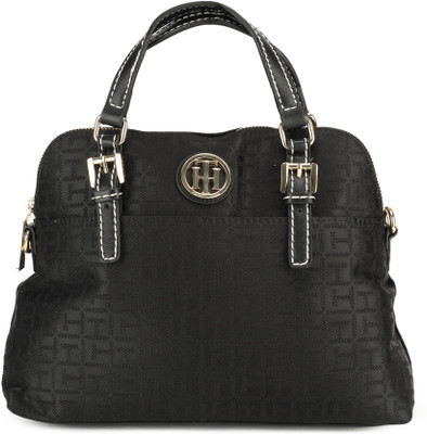 

Tommy Hilfiger Women Casual Black Polyester Satchel