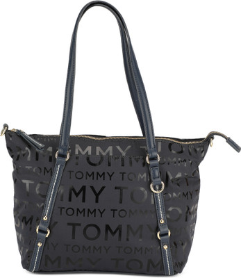 

Tommy Hilfiger Women Casual Blue Nylon Tote
