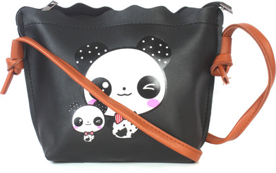 

b4bags Women Casual Black, Maroon Leatherette Sling Bag