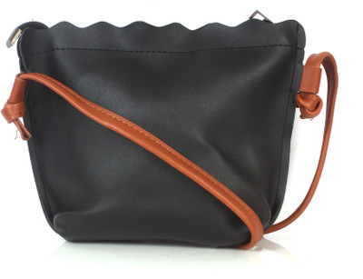 

b4bags Women Casual Black, Multicolor Leatherette Sling Bag