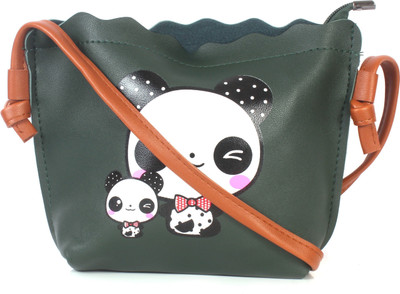 

b4bags Women Casual Green, Maroon Leatherette Sling Bag