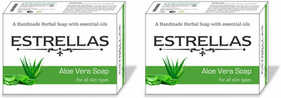 

Estrellas life sciences Aloe vera Hand made Herbal Soap(180 g, Pack of 2)