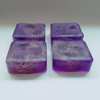 

Pics And You Lavender Aroma Square HandMade Soap Pack Of 4 (2 Soaps, 2.5 x 2.5 x 1 inch, 100 gram)(10 g, Pack of 4)