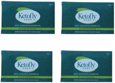 

Ketofly Soap (Anti - fungal Medicated Soap) (300 g, Pack of 4)(75 g, Pack of 4)