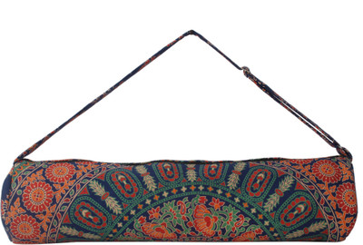 

Shreeji Cotton Printed Yoga Mat Bag Yoga Mat Bag(Multicolor, Kit Bag), Blue;green