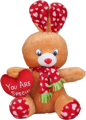 Tickles Adorable Brown Rabbit with You are special Heart 25 cm - 25 cm(Brown)