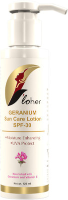 

F'loher GERANIUM Sun Care Lotion - SPF 30 PA++++(120 ml)