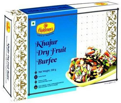 

Haldiram's Khajur Dry Fruit Burfi(500 g, Box)