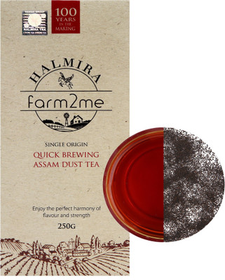 

Halmira Tea Farm2me Single Origin Quick Brewing Assam Dust Tea(250 g, Box)