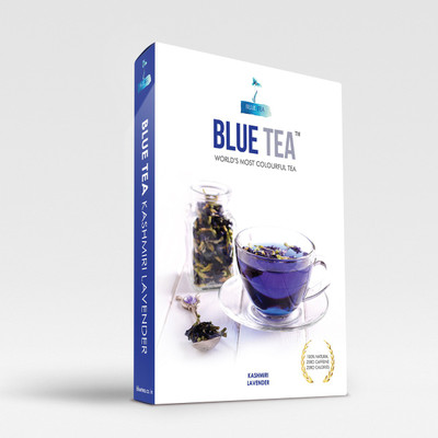 

Bluetea Kashmiri Lavender Herbs Herbal Tea Bags Pouch(12 Bags)