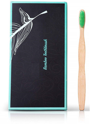 

OXGENTA Natural Bamboo Toothbrush Soft BPA Free Nylon Bristles Ultra Soft Toothbrush(Pack of 65)
