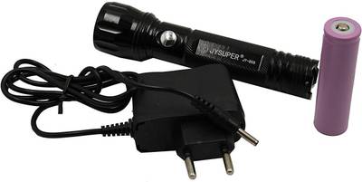 JY SUPER ZM JY SUPER- 859 Torch  (Black : Rechargeable)