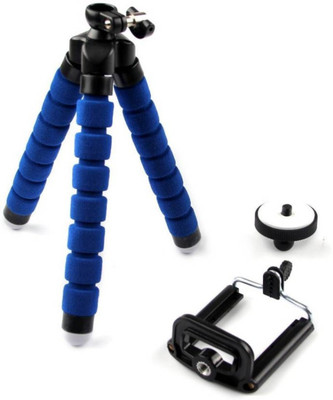 

LIFEMUSIC Flexible Foldable Mini Tripod For All Smarthones Tripod(Multicolor, Supports Up to 300)