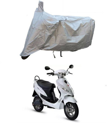 JVG Two Wheeler Cover for Hero(Electric, Silver)