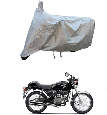 JVG Two Wheeler Cover for Hero(Splendor Pro Classic, Silver)