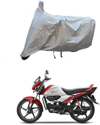JVG Two Wheeler Cover for Hero(Splendor I Smart, Silver)