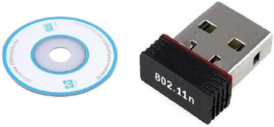 

TOLERAR High Speed Mini WiFi Dongle Receiver 300Mbps, USB 2.0 Wireless LAN Card , Network Connector, nano external dongle_17 USB Adapter(Multicolor)
