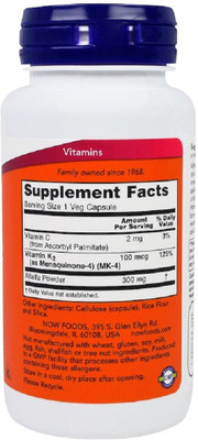 

Now Foods Now Foods, Vitamin K-2, 100 mcg,(100 No)