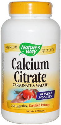 

Nature's Way Nature's Way, Calcium Citrate, 250 Capsules(250 No)