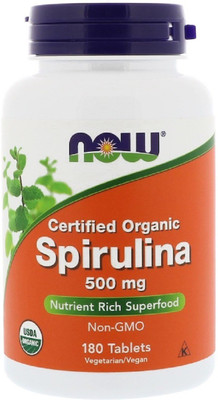 

Now Foods Now Foods, Certified Organic Spirulina,(180 No)