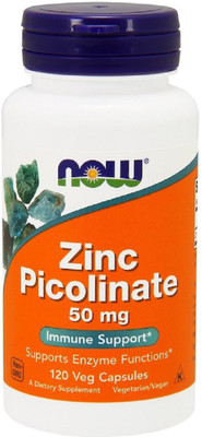

Now Foods Now Foods, Zinc Picolinate, 50 mg, 120 Veg Capsules(120 No)