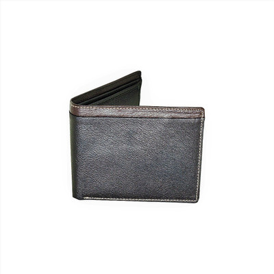 

Eyeslanguage Men Casual Black Genuine Leather Wallet(6 Card Slots)