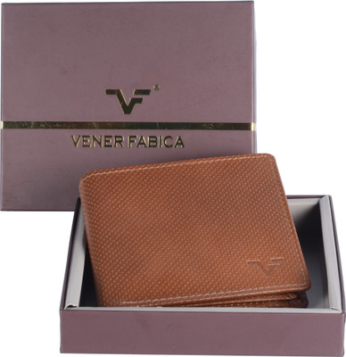 

Vener Fabica Men Tan Genuine Leather Wallet(7 Card Slots), Coniac
