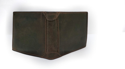 

HKS Men Formal Brown Genuine Leather Wallet(8 Card Slots), Hunter natural brown
