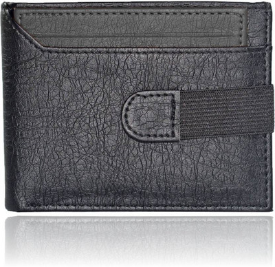 

Wildantler Men Casual Black Artificial Leather Wallet(7 Card Slots)