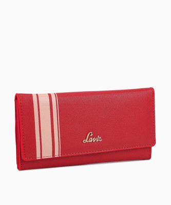 

Lavie Women Casual Red Artificial Leather Wallet(11 Card Slots)