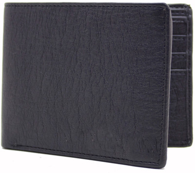 

MS Men Casual Blue Artificial Leather Wallet(10 Card Slots), Black