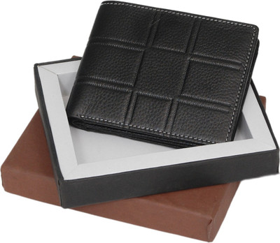 

Borse Men Black Artificial Leather Wallet(6 Card Slots)