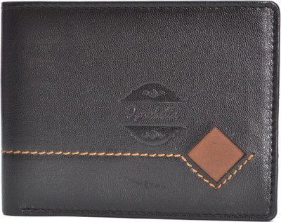 

Dynabella Men Casual Black Genuine Leather Wallet(5 Card Slots)