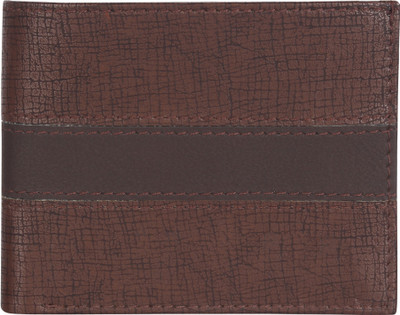 

SAE Men Casual Brown Artificial Leather Wallet(6 Card Slots)