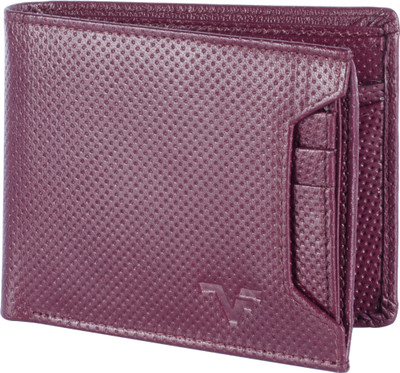 

Vener Fabica Men Casual Purple Genuine Leather Wallet(8 Card Slots), Cherry