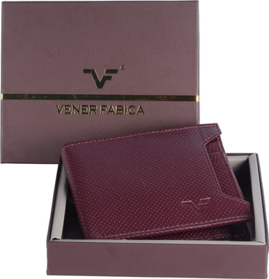 

Vener Fabica Men Purple Genuine Leather Wallet(8 Card Slots), Cherry