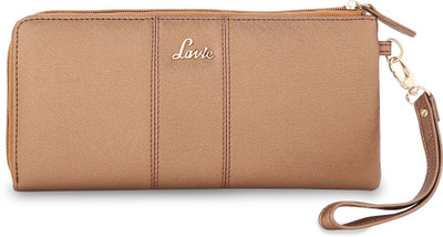 

Lavie Women Casual Beige Artificial Leather Wallet(12 Card Slots), Bronze