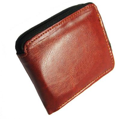 

Peacock Mundkar Boys Tan Artificial Leather Wallet(8 Card Slots)