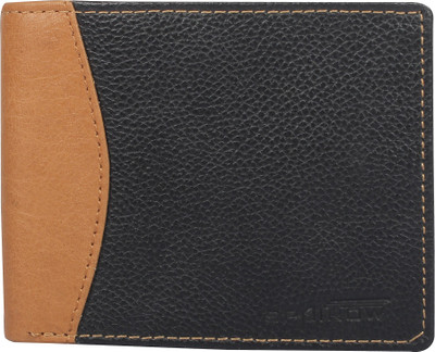 

SPAIROW Men Casual Black, Beige Genuine Leather Wallet(8 Card Slots), Black:tan