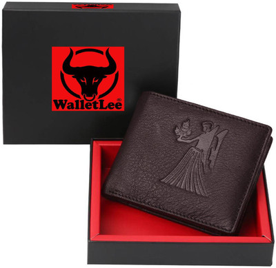 

WalletLee Men Casual Brown Genuine Leather Wallet(1 Card Slot)