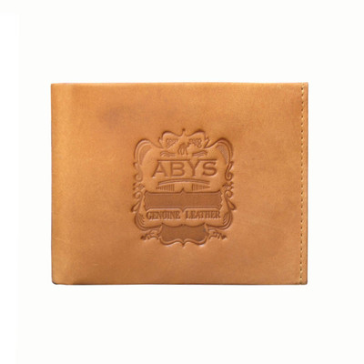 

ABYS Men Tan Genuine Leather Wrist Wallet(7 Card Slots)