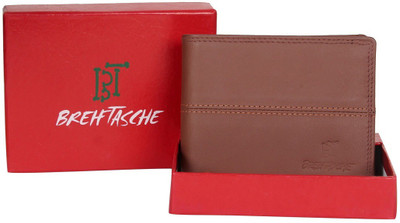 

breiftasche Men Brown Genuine Leather Wallet(6 Card Slots)